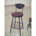 Bistro Stools, Stacking,  Modern, Black & Rust